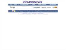 Tablet Screenshot of delorey.org